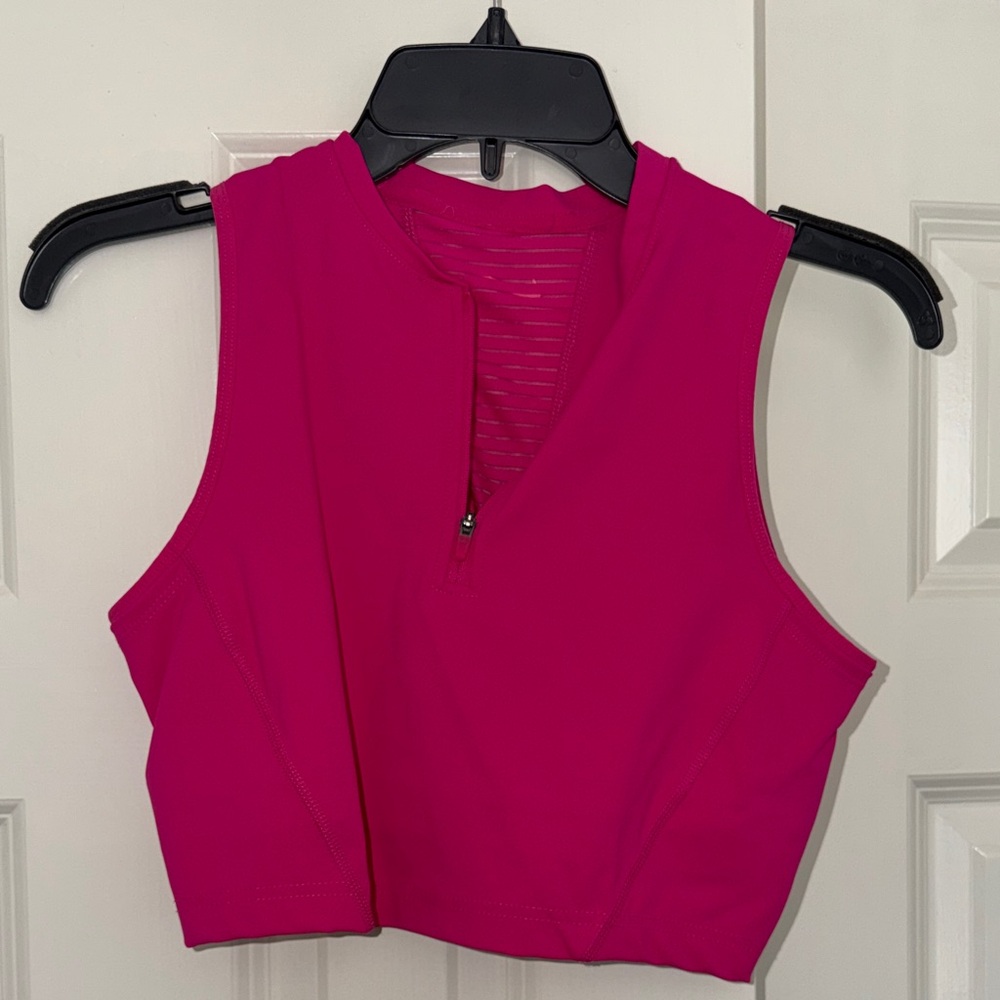 Nike Women's Fuchsia Crop Top